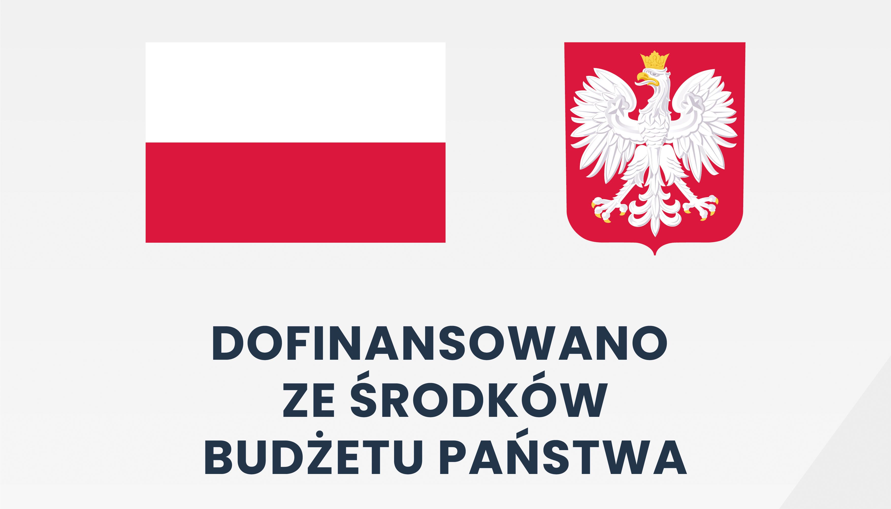 flaga i godło Polski 