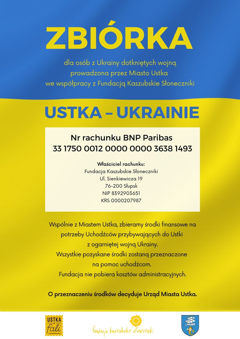 numer konta na pomoc Ukrainie